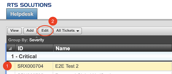 Edit Ticket Button